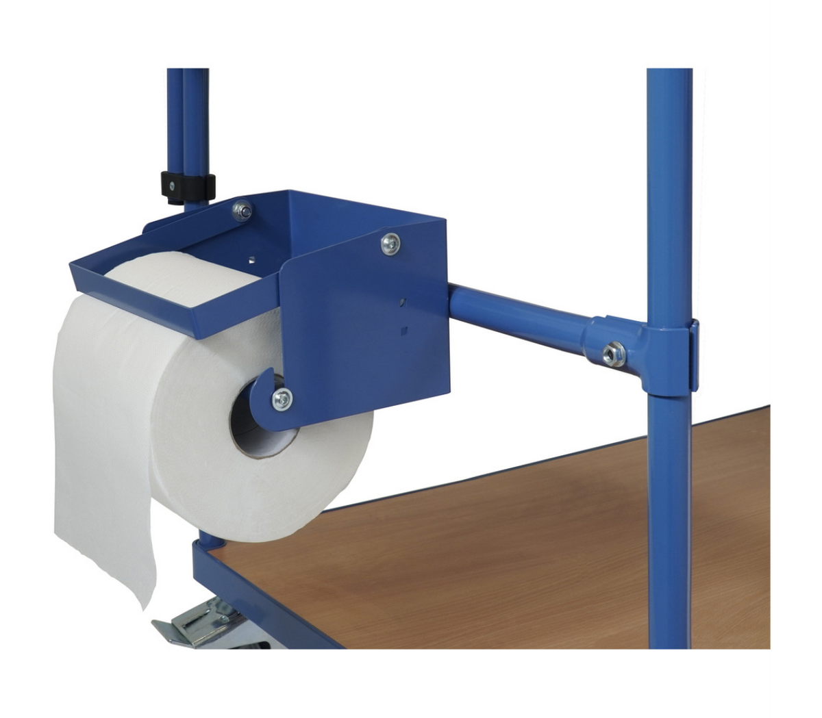 Papierrolhouder - toebehoren - - incl. aanbouwset voor tafelwagens 600 mm breed