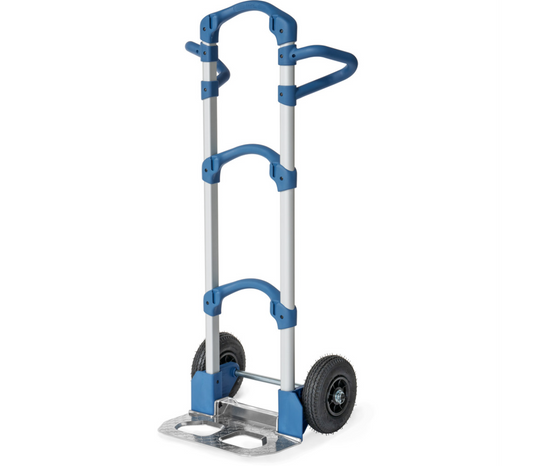 Alu-compacte steekwagen "Wuppi" - Luchtbanden 225 x 68 mm