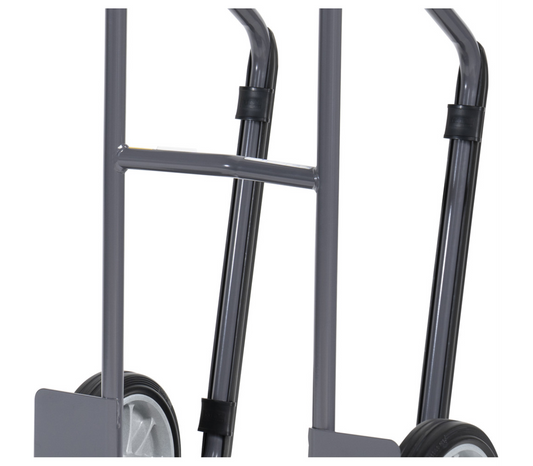 ESD-kunststof glijbeugels voor steekwagens - 1 set (2 stuks) met klipjes, zwart