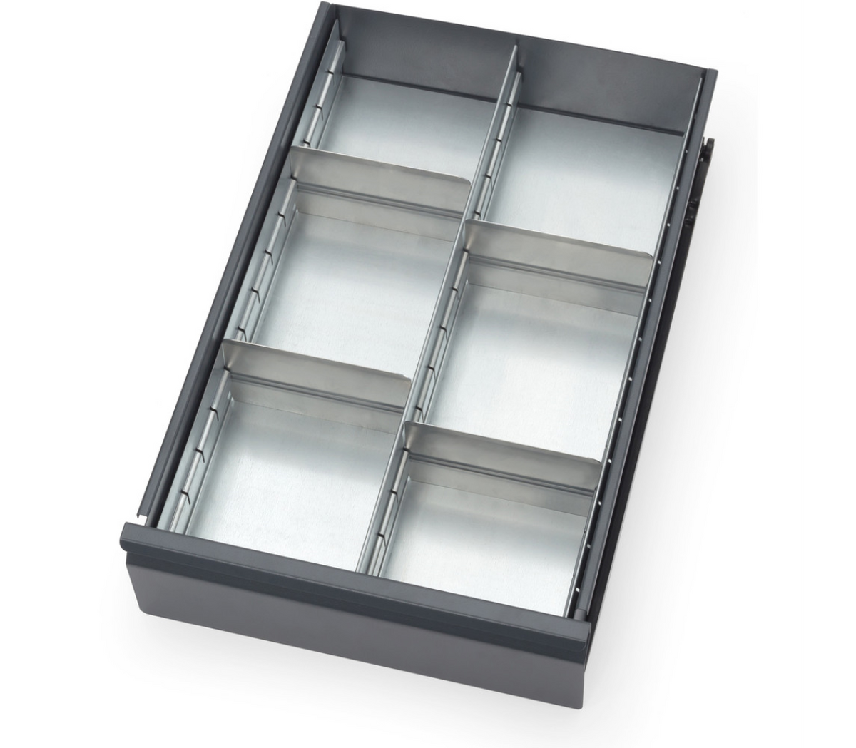 Schuiflade indelingsset - toebehoren - - Voor 1 schuiflade van stalen werkplaatswagens