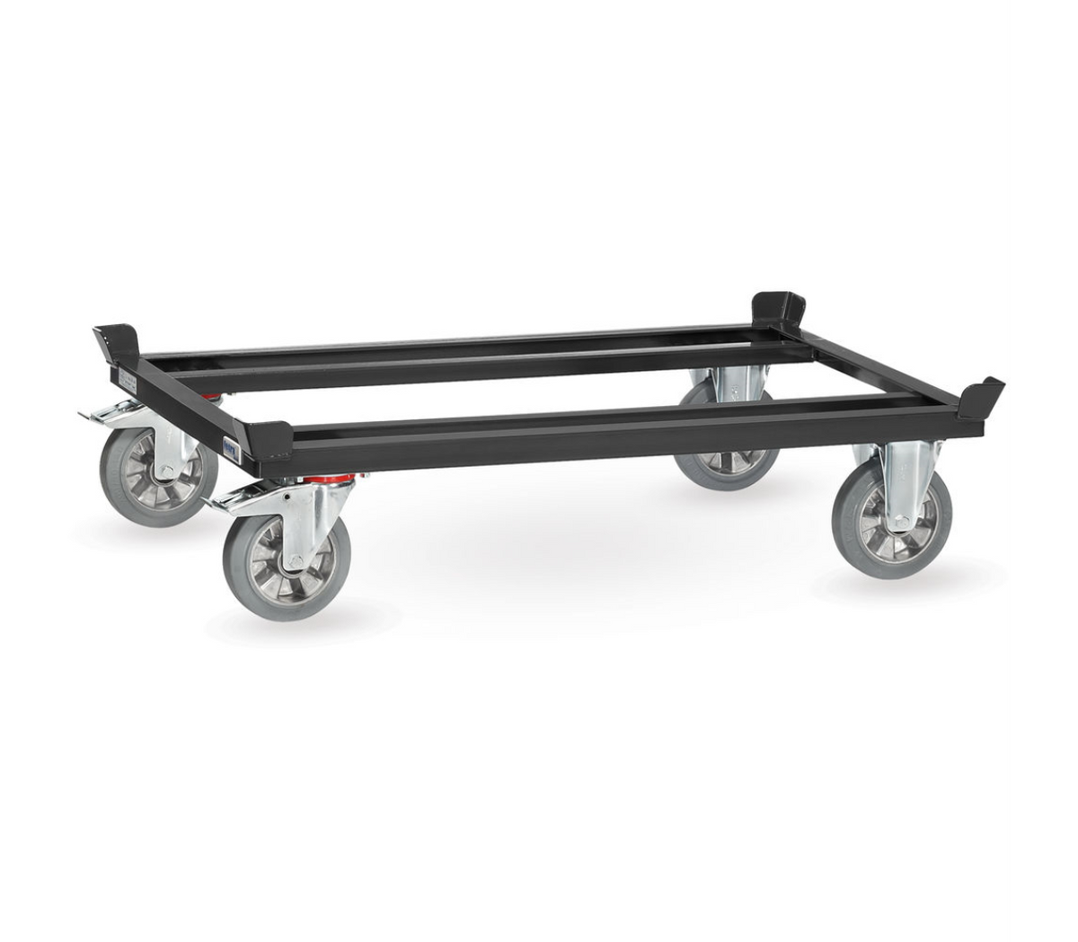 Palletonderwagen 22811-7016 - Elastisch rubber - Laadvlak 1.210 x 810 mm - 1200 kg