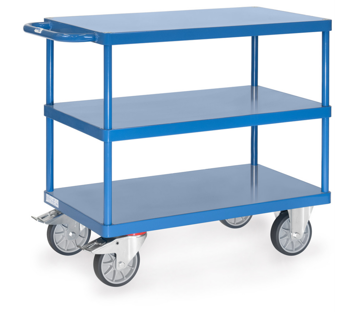 Tafelwagen 2420B - staalplaat platformen - Laadvlak 850 x 500 mm