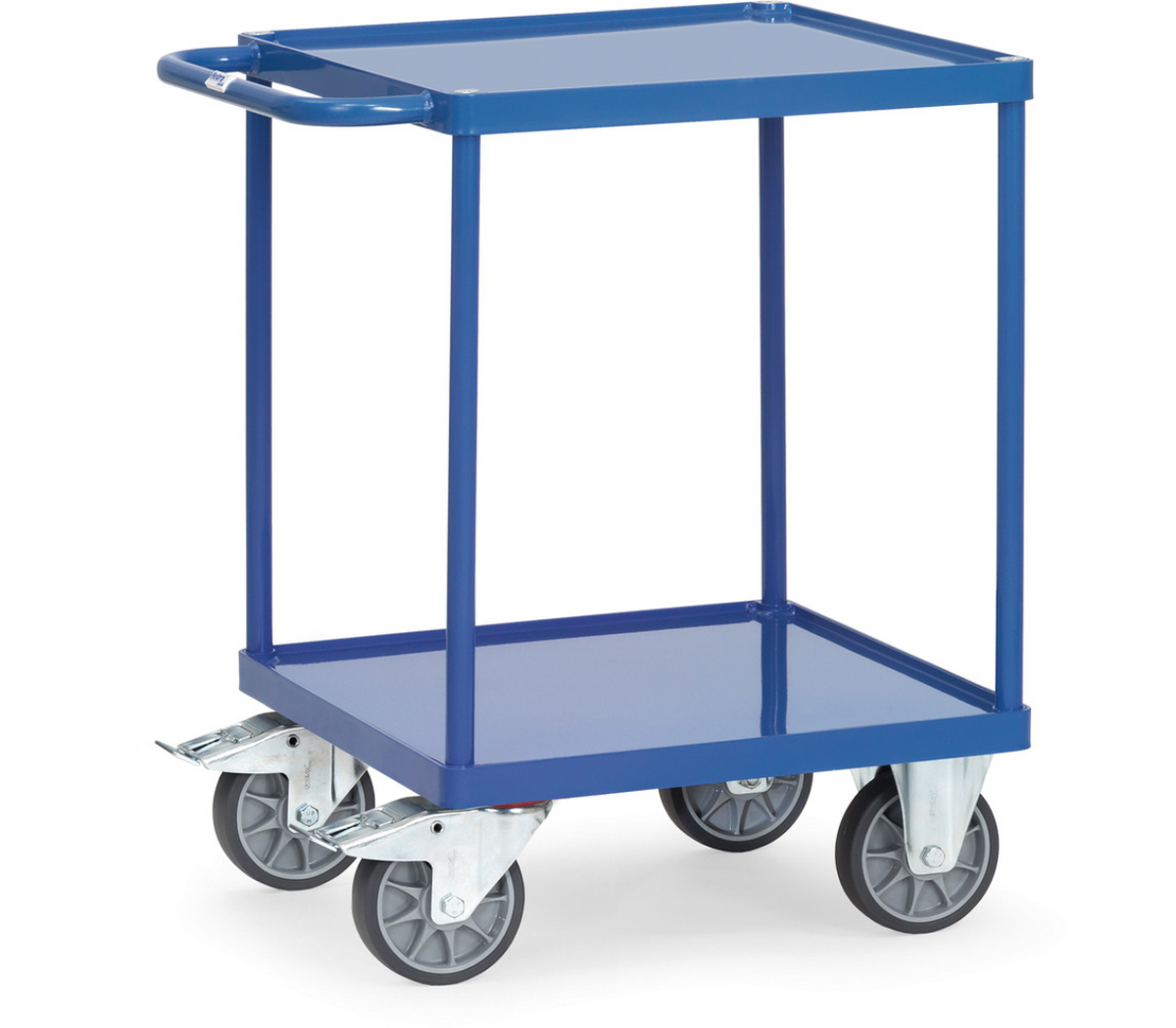 Tafelwagen 2496W - platformen van staalplaat +rand - Laadvlak 600 x 600 mm