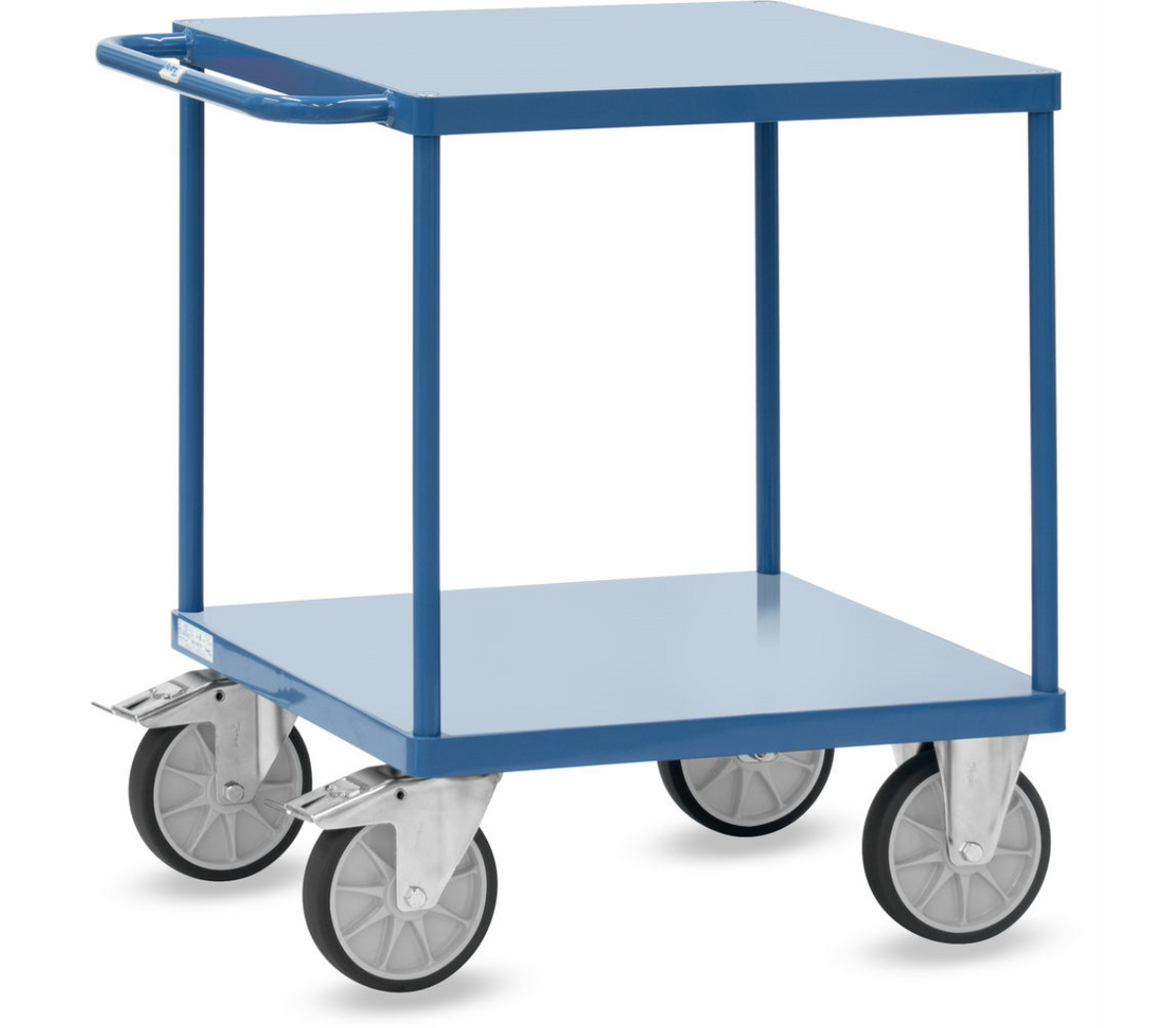 Tafelwagen 2497B - staalplaat platformen - Laadvlak 700 x 700 mm