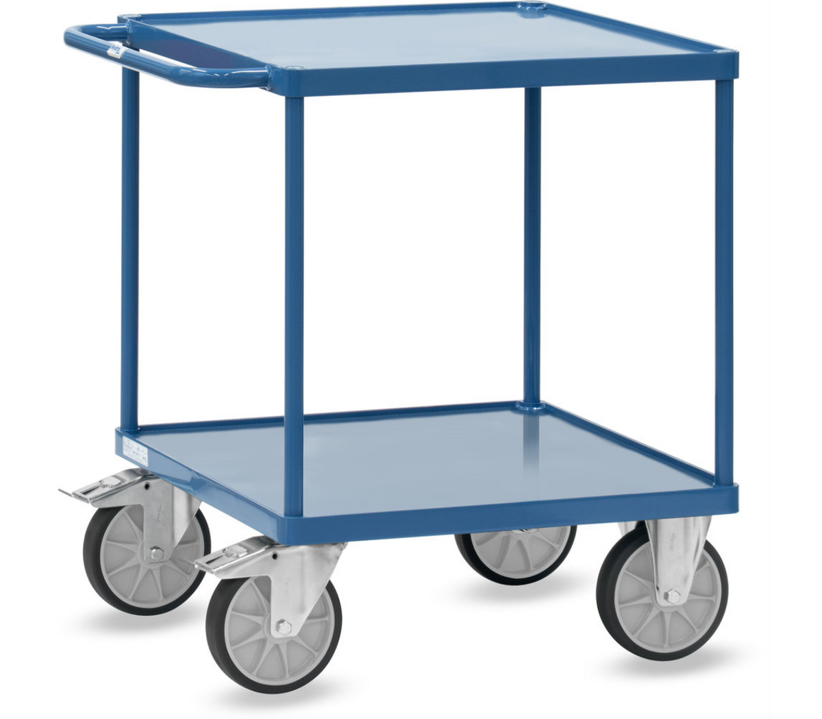 Tafelwagen 2497W - platformen van staalplaat +rand - Laadvlak 700 x 700 mm