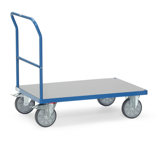 Duwbeugelwagen 25011431 - hard PVC platform - Laadvlak 1.000 x 600 mm