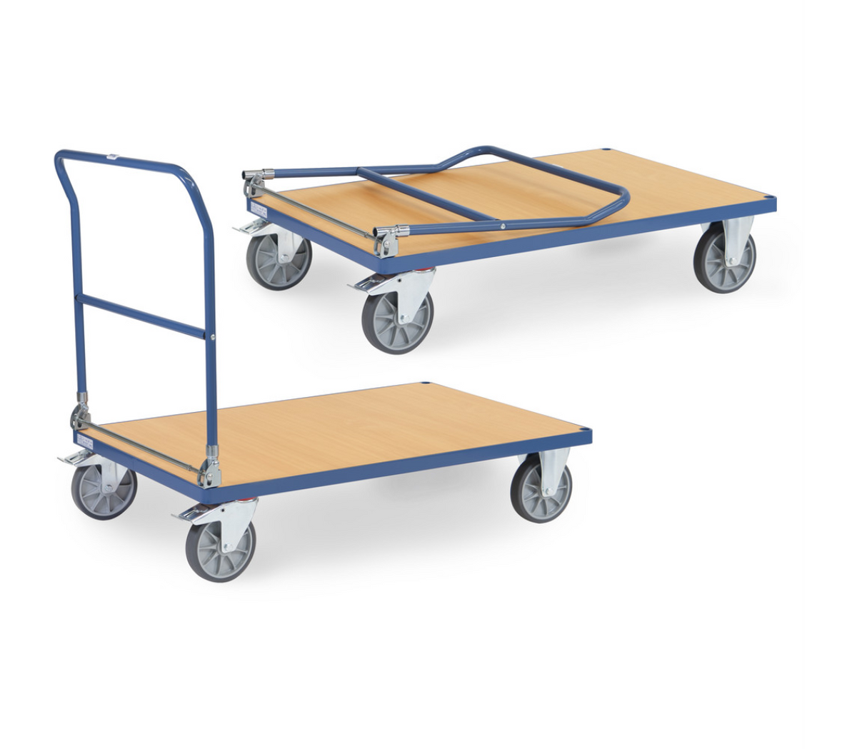 Opklapbare wagen 2503-K - Laadvlak 1.200 x 800 mm