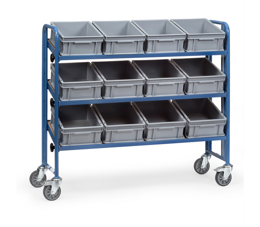 Bakkenwagen 2884 - met 12 bakken - Laadvlak 1.240 x 415 mm