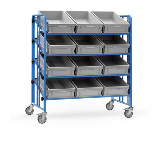 Bakkenwagen 2896 - met 12 bakken - Laadvlak 1.280 x 658 mm