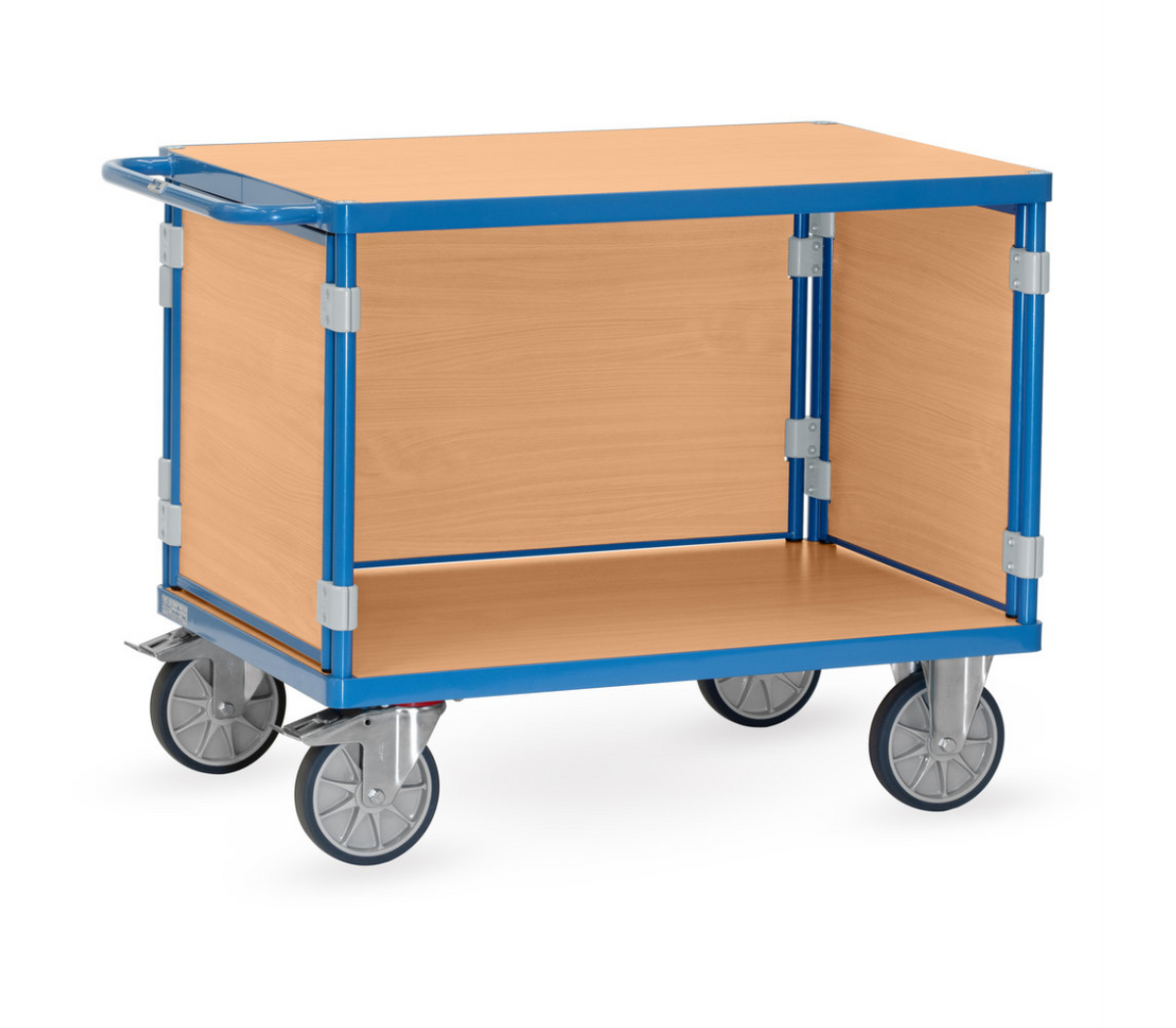 Tafelwagen 3403 - met 3 wanden - Laadvlak 1.200 x 800 mm