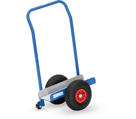 Platenroller 4177 - in U-vorm met duwbeugel, steunwielen