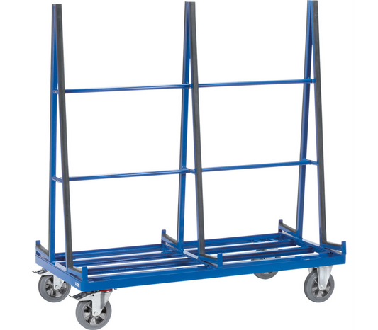 Glas-platenwagen 4476 - dubbelzijdig - Laadvlak 2076 x 2 x 230 mm