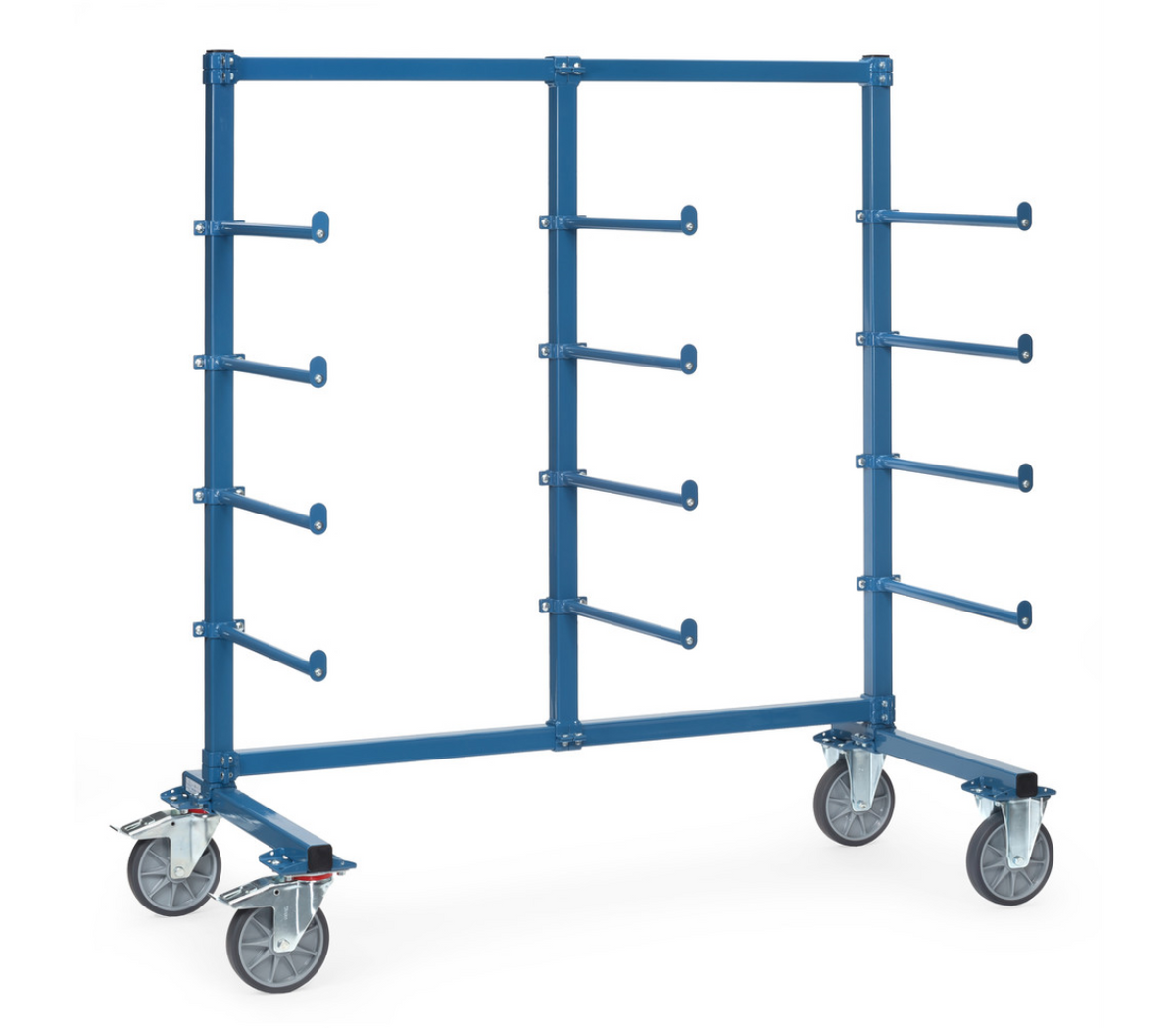 Draagarmwagen 4614AS met afrolbeveiliging - 1.200 x 800 mm, draagarm 600 mm lang