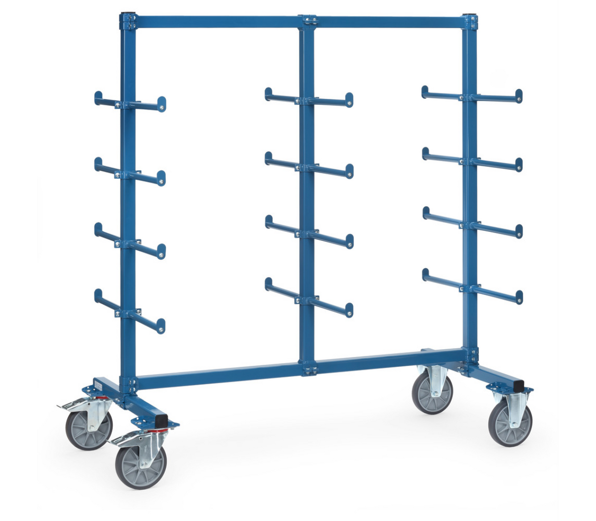 Draagarmwagen 4625AS met afrolbeveiliging - 1.600 x 800 mm, draagarm 370 mm lang
