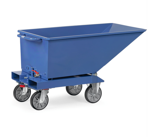 Stalen bakwagen 4701A met aftapkraan - Bakmaat 1.200 x 652 x 413 mm
