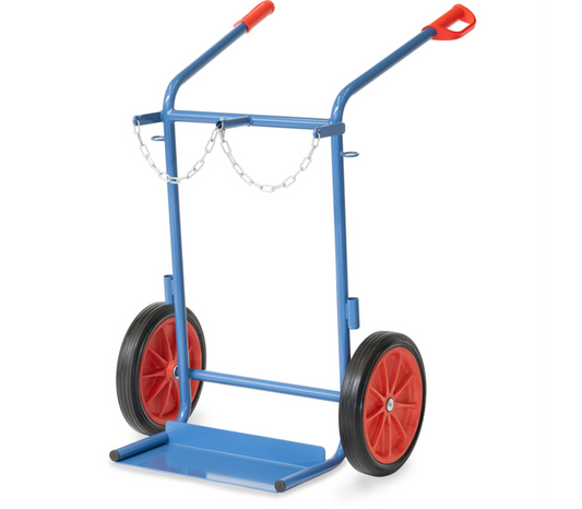 Gasflessenwagen 52229V - Massief rubber wielen 400 x 74 mm
