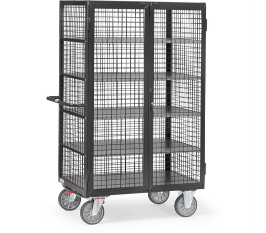 Etagewagen 5392-7016 met gaaswanden - Laadvlak 1.000 x 680 mm