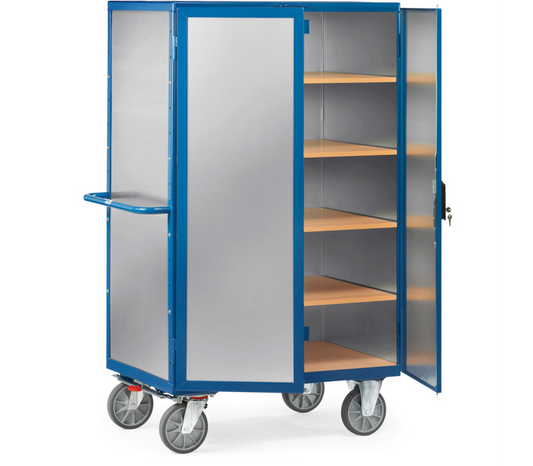 Kastwagen 5593 met wanden van aluminium plaat - Laadvlak 1.200 x 780 mm