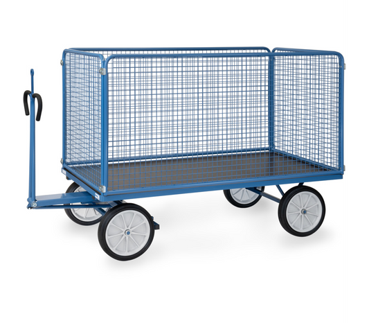 Handtrekwagen 6446VZ met trekoog - Laadvlak 2.000 x 1.000 mm