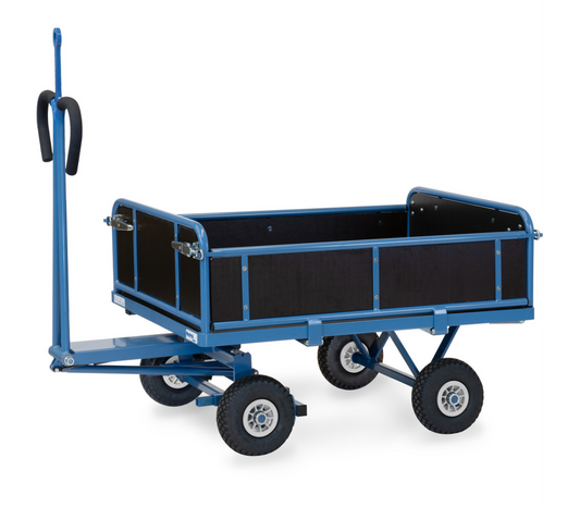 Handtrekwagen 6453LZ met trekoog - Laadvlak 1.200 x 800 mm