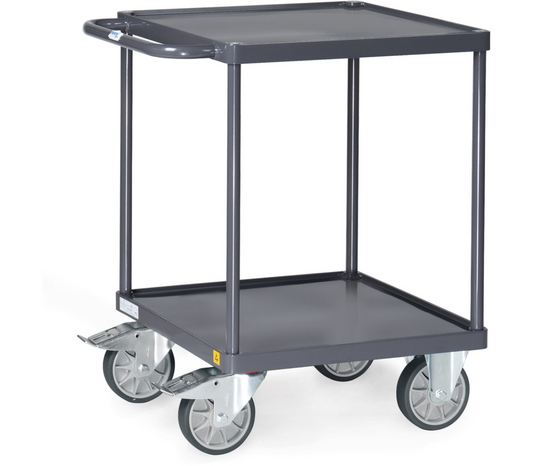 ESD-Tafelwagen 9496W - kuipen van staalplaat - Laadvlak 600 x 600 mm