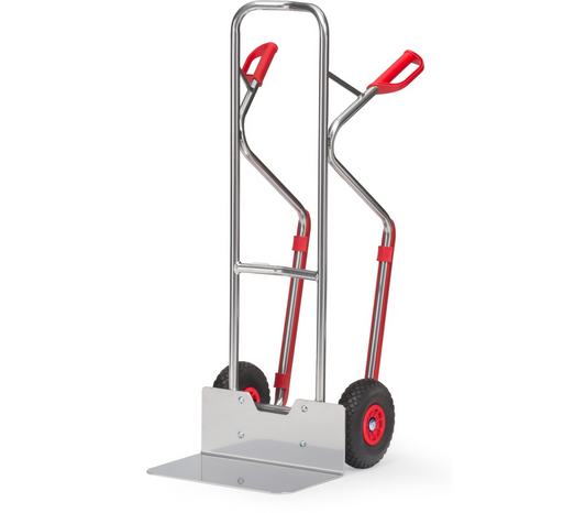 Alu steekwagen A1331P - PU-banden 260 x 85 mm