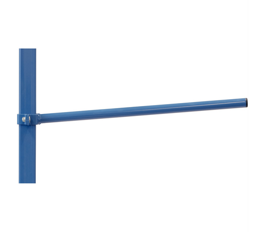 Draagarm 600 mm lang 5° met PVC slang -toebehoren- - incl. bevestigingsmateriaal - voor draagarmwagen