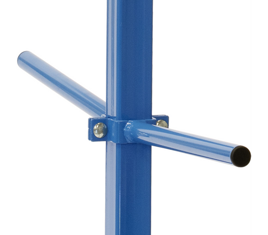 Draagarm 370 mm lang 5° met PVC slang -toebehoren- - 1 set = 2 stuks, incl. bevestigingsmateriaal