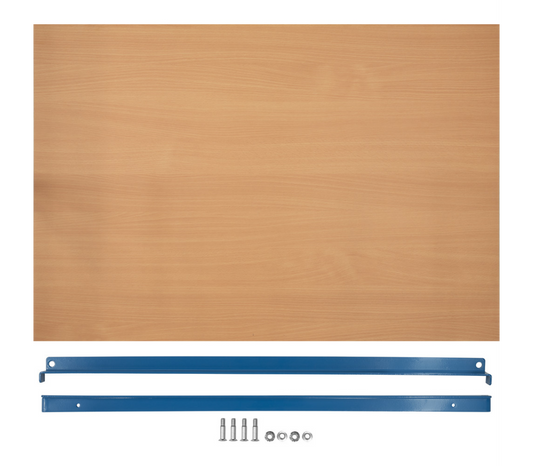 Etage voor etagewagen 1000 x 600 mm - toebehoren - - met 1 paar etagedragers