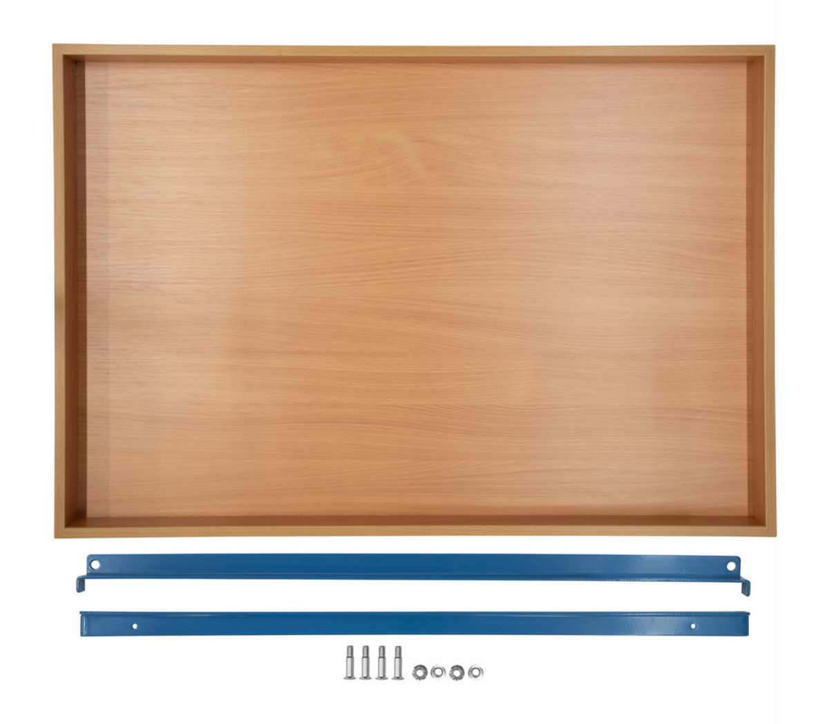 Etage met rand 1000 x 700 mm - toebehoren - - Met 1 paar etagedragers