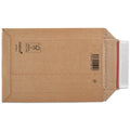 Golfkartonnen envelop A5, 175 x 250 mm, opening korte zijde, met kleefbare klep