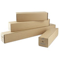 Vierkante koker met automatische bodem + strip 105x105x700 mm (10,5x10,5x70 cm), enkelgolf