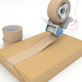 Tape bruin 75 mm x 50 m, 120 µm, kern 76 mm, kraft natural rubber