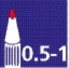 CD marker edding 8400 rond 0.5-1mm rood - afbeelding 3