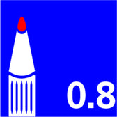 Paintmarker edding 780 oliebasis 0.8mm wit - afbeelding 5