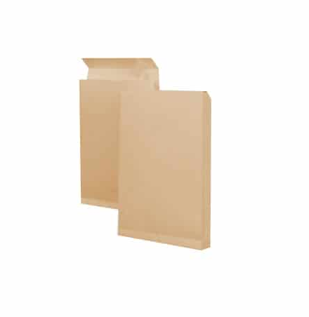 zakomslagZak met zijvouw Classic balg H-bodem bruin 230 x 335 x 30